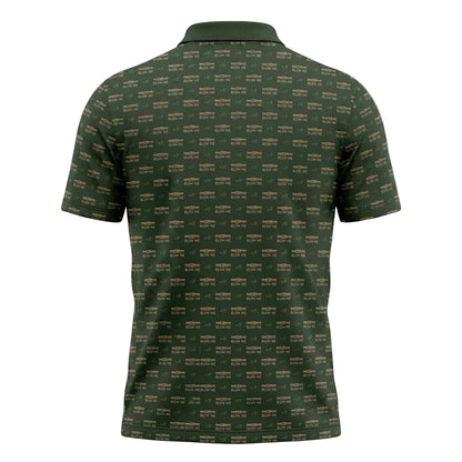 Turkey Hunting Call Micro Print Polo Shirt DHP1001