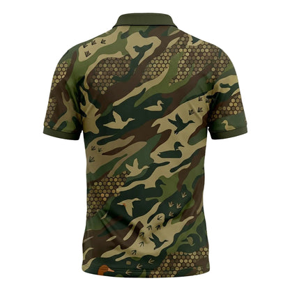 Duck Hunting Polo Shirt, Fathers Day Golf Shirts For Men DHP1003