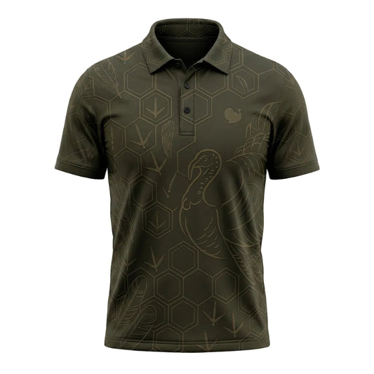 Turkey Hunting Polo Shirt, Fathers Day Golf Shirts For MenTP1025