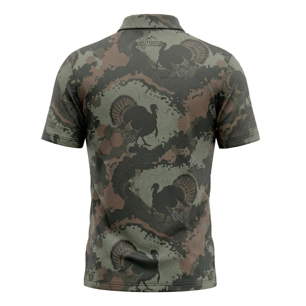 Turkey Hunting Polo Shirt, Fathers Day Golf Shirts For Men TP1027