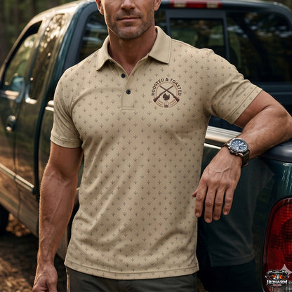 Turkey Hunting Polo Shirt, Fathers Day Golf Shirts For MenTP1028