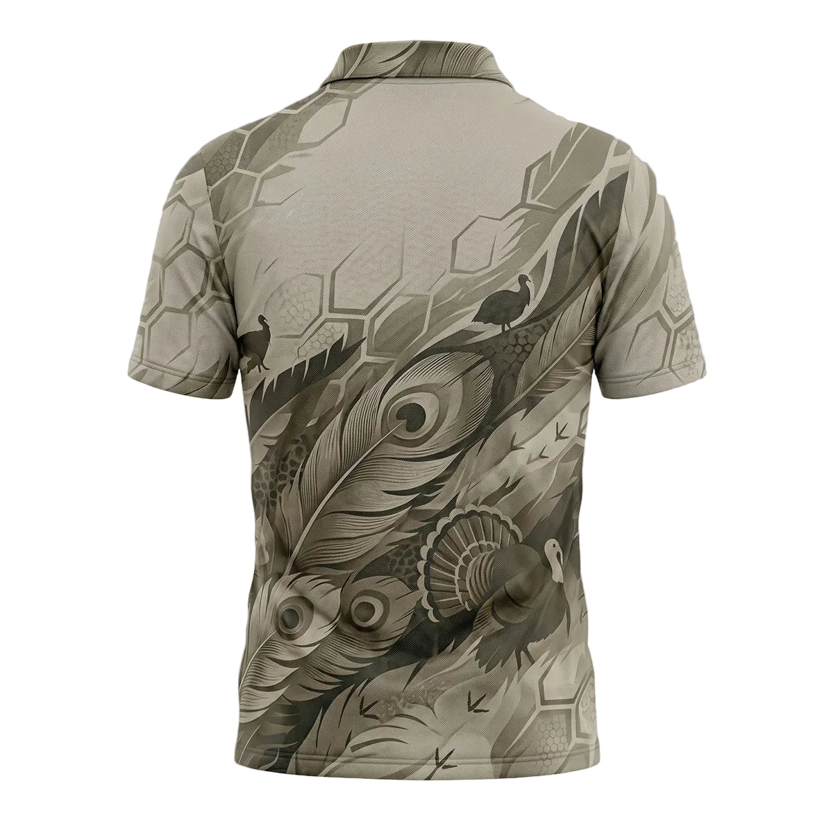 Turkey Hunting Polo Shirt, Fathers Day Golf Shirts For Men TP1030