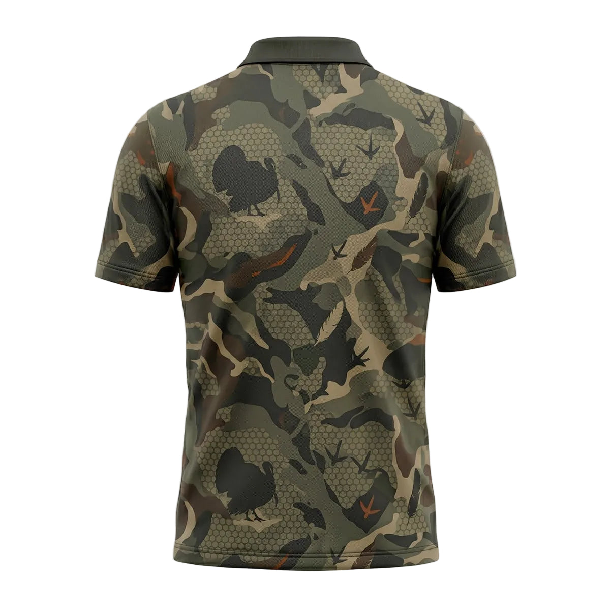 Turkey Hunting Hex Camo Polo Shirt TP1024