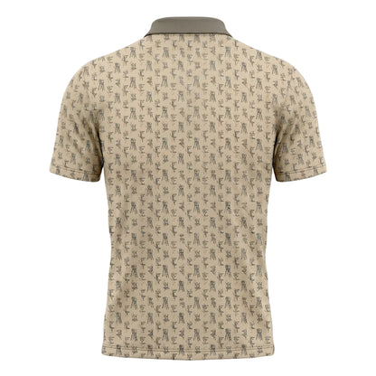 Deer Stand Micro Pattern Polo Shirt DP1005