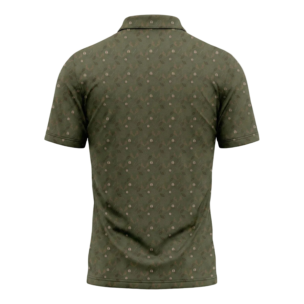 Whitetail Deer Field Icon Print Polo Shirt DP1006