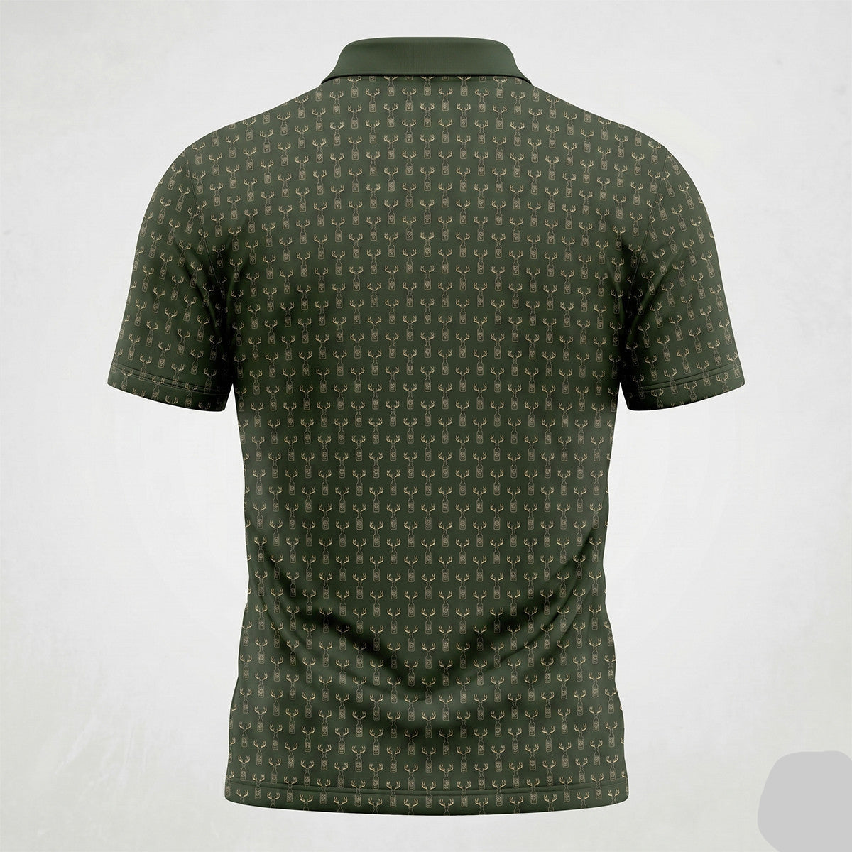 Beer Season Deer Antler Pattern Polo Shirt DP1009