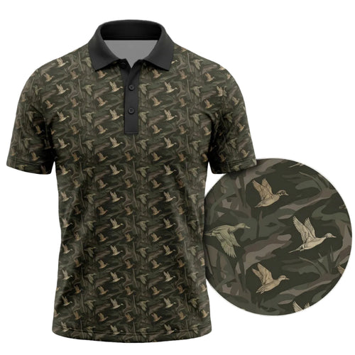 USA Duck Hunting Polo Shirt DHP1007