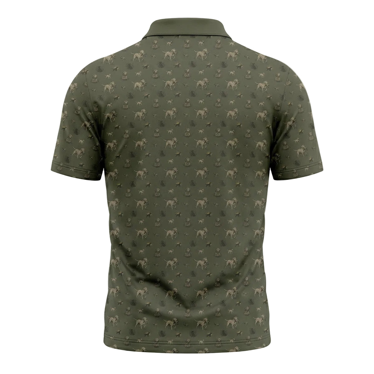 Labrador Duck Hunting Micro Pattern Polo Shirt DHP1009