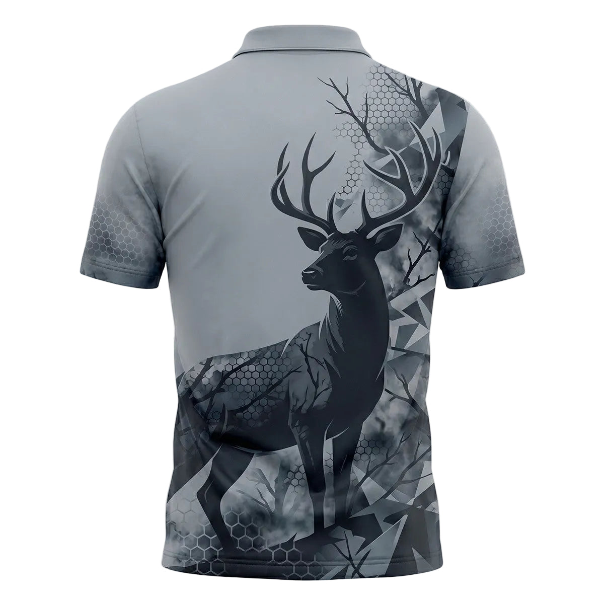 Whitetail Deer Hunting Pattern Polo Shirt DP1012