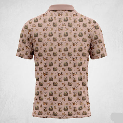 Youth Deer Management Pattern Polo Shirt DP1015