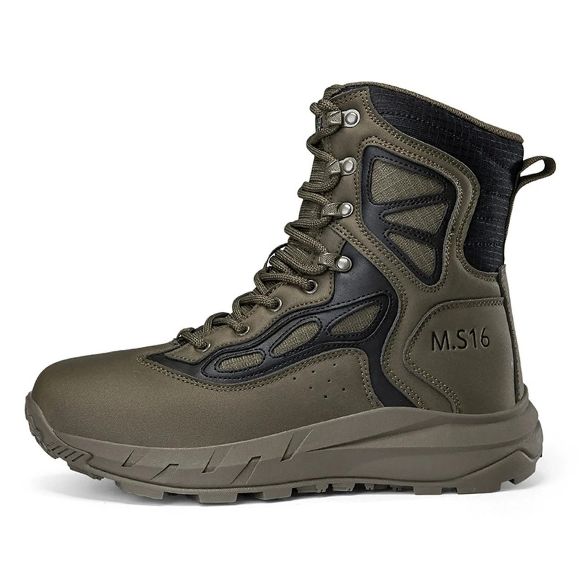 High-Top Desert Tactical Boots Men's Camouflage Hunting Boots Outdoor Non-Slip Wear-Resistant Mountaineering Hiking Shoes