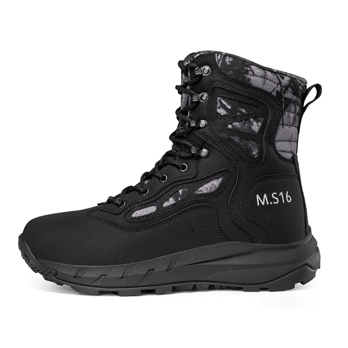 High-Top Desert Tactical Boots Men's Camouflage Hunting Boots Outdoor Non-Slip Wear-Resistant Mountaineering Hiking Shoes