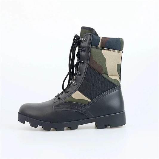 Men And Women's High-Top Panama Desert Tactical Boots Outdoor Hiking Shoes Mountaineering Boots Camouflage Hunting Boots