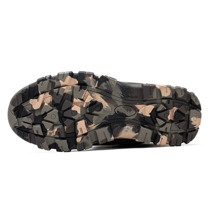 Winter Wool Lining Thermal Snow Shoes Men's Camouflage Hunting Boots Outdoor Non-Slip Wear-Resistant Mountaineering Boots