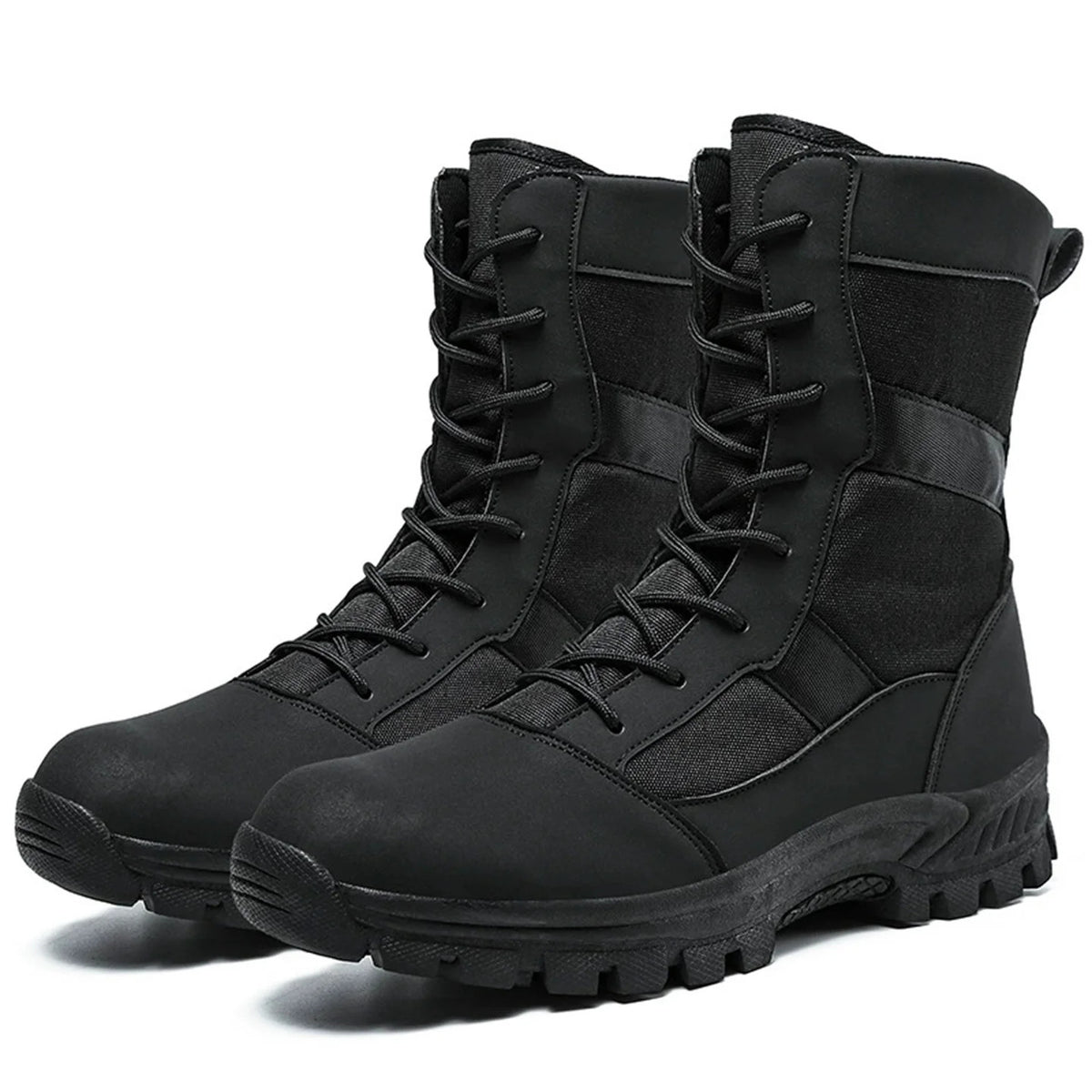 High-Top Desert Tactical Boots Men's Camouflage Hunting Boots Outdoor Non-Slip Wear-Resistant Mountaineering Hiking Shoes