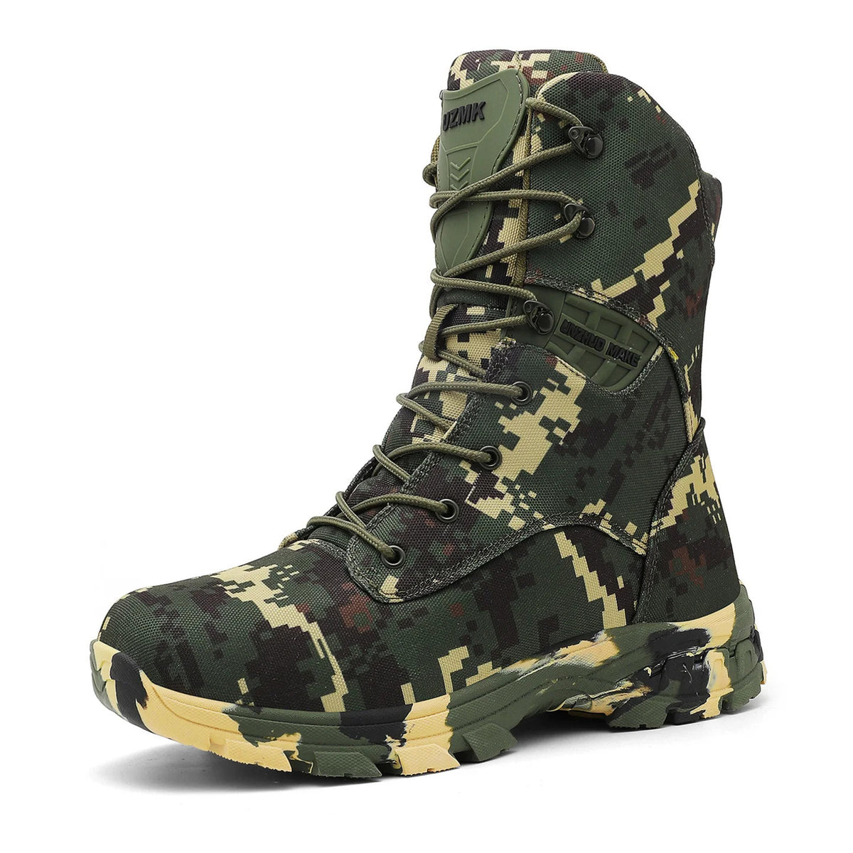 High-Top Camouflage Men's Hunting Boots Breathable Tactical Shoes Outdoor Hiking Training Wear-Resistant Mountaineering Boots