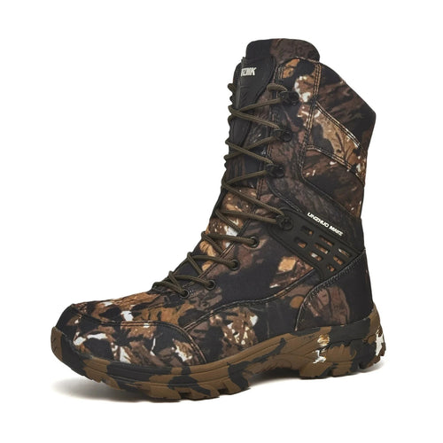 Men's Breathable Desert Tactical Shoes Camouflage Hunting Boots Outdoor Off Road Wear-Resistant Mountaineering Hiking Boots