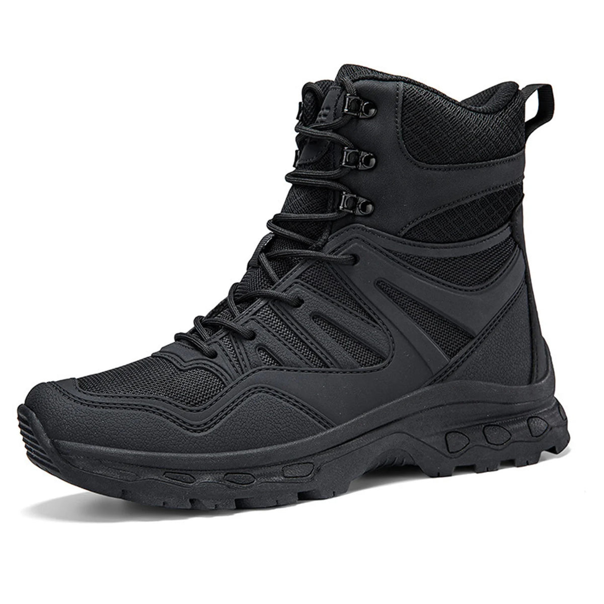 Outdoor Hiking Wear-Resistant Mountaineering Boots Men's High-Top Camouflage Hunting Boots Breathable Tactical Desert Shoes
