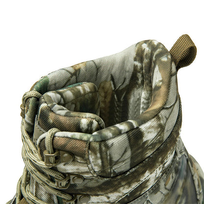 Outdoor Hiking Wear-Resistant Mountaineering Boots Men's High-Top Camouflage Hunting Boots Breathable Tactical Desert Shoes