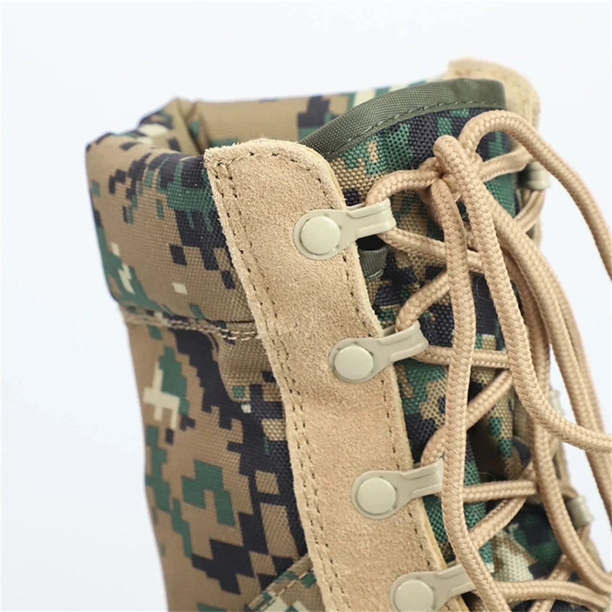 Jungle Camouflage Outdoor Desert Tactical Training Boots Men's Hunting Boots Breathable Wear-Resistant Mountaineering Shoes