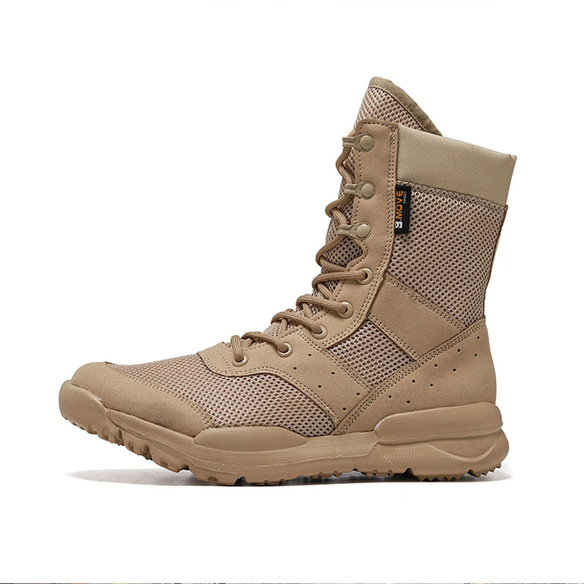 Summer Lightweight Breathable Desert Tactical Boots Shock Absorbing Hunting Shoes Men Women's CQB Special Military Boots