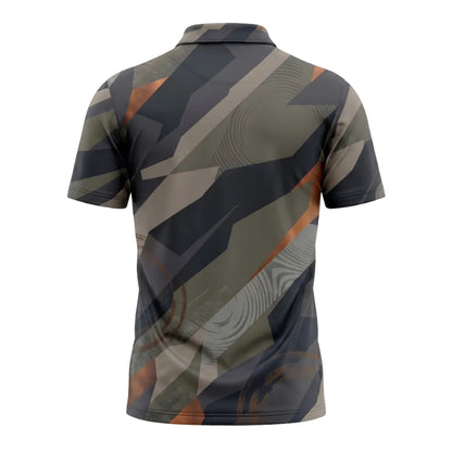 Turkey Hunting Geometric Polo Shirt Gift For Dad TP1046