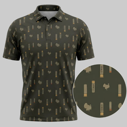 Turkey Hunting Shotgun Heritage Polo Shirt TP1049