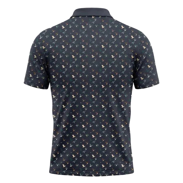 Wood Duck Flight Hunting Polo Shirt DHP1018