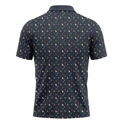 Wood Duck Flight Hunting Polo Shirt DHP1018