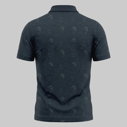 Duck Hunting Flyway Blueprint Polo Shirt DHP1021