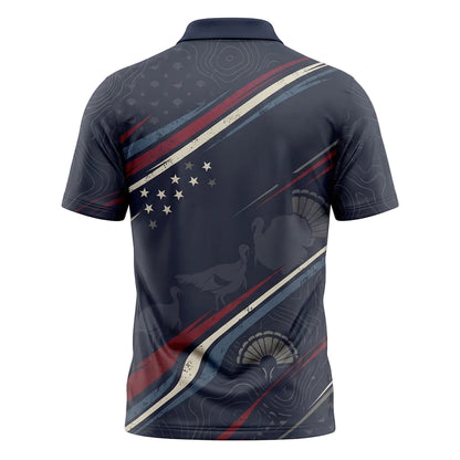American Field Heritage Gobbler Republic Turkey Polo Shirt GRP1002