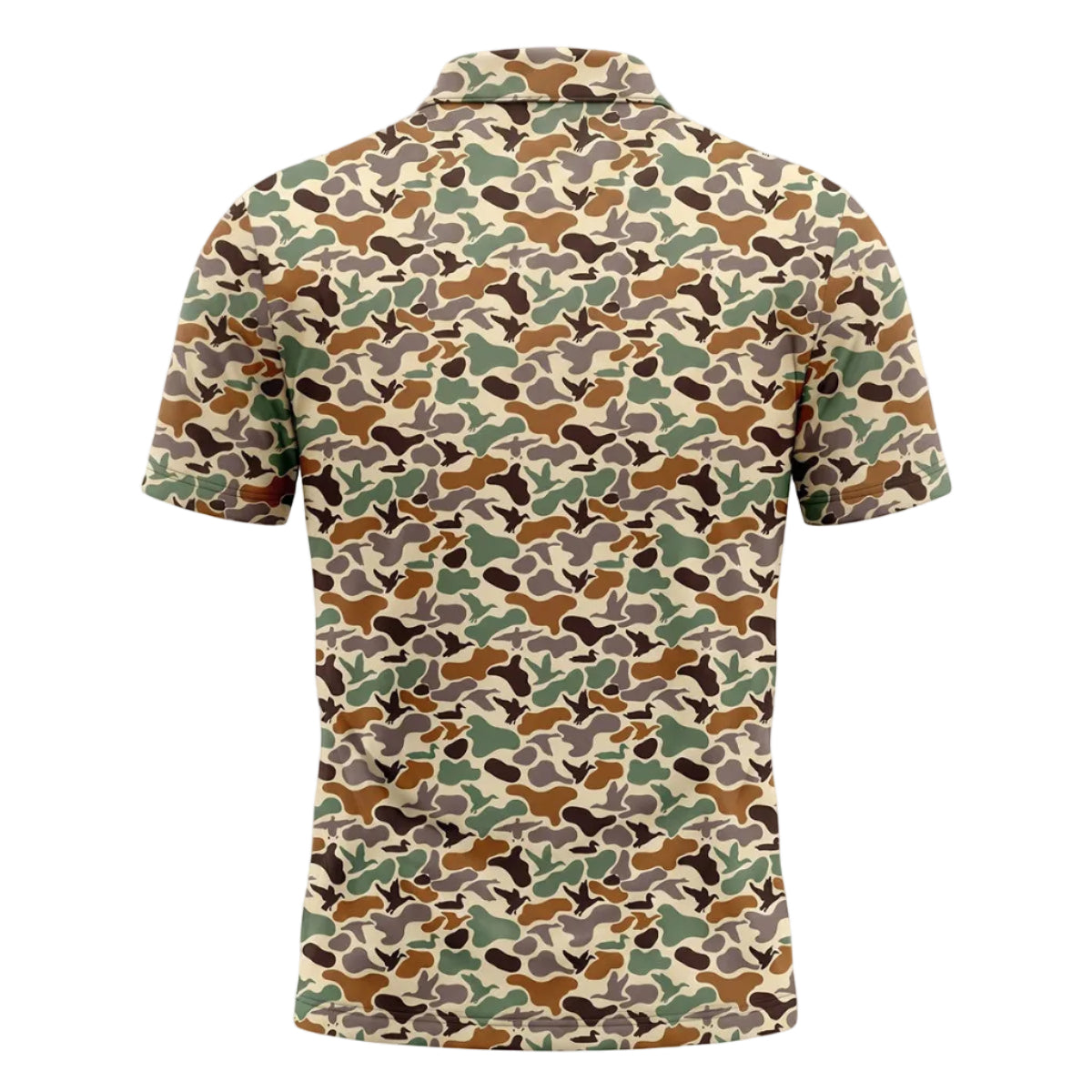 Duck Hunting camo Polo Shirt gift for Dad DHP1023