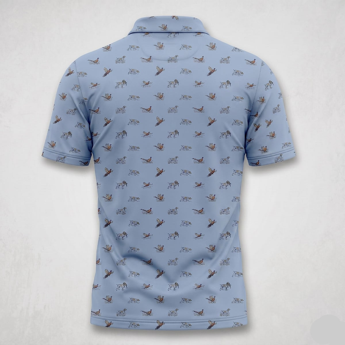 Upland Heritage Pheasant Hungting Polo Shirt Gift Dad PHP1005