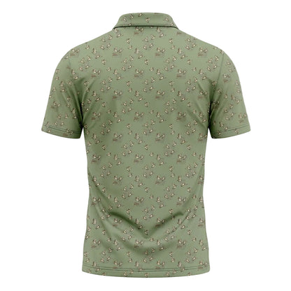 Turkey Upland Quail Hunter Father's Day Gift Polo Shirt QHP1001