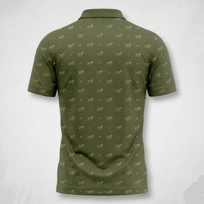 Duck Hunting Dog Retriever Bird Polo Shirt  Father's Day Gift QHP1002