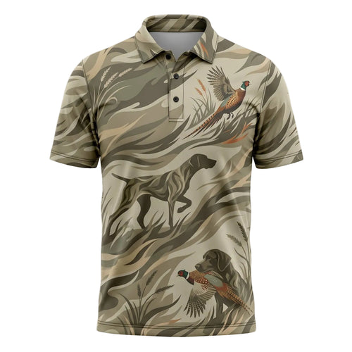 Pheasant Hunting Dog Polo Shirt PHP1006
