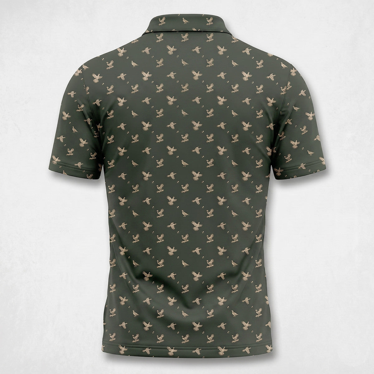 Grouse Hunting Polo Shirt Upland Bird Hunter Father's Day Gift RGP1001