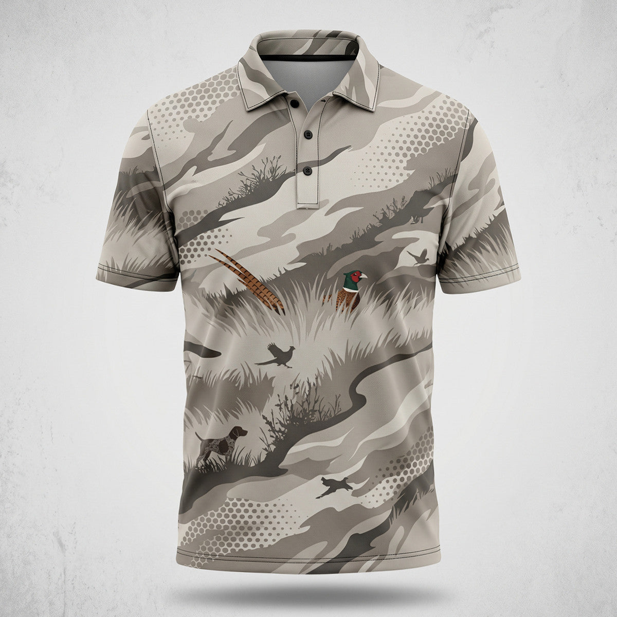 Pheasant Dog Upland Heritage Hunter Polo Shirt PHP1009