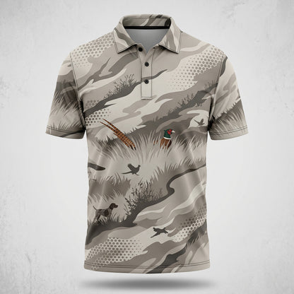 Pheasant Dog Upland Heritage Hunter Polo Shirt PHP1009