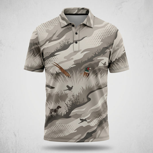 Pheasant Dog Upland Heritage Hunter Polo Shirt PHP1009