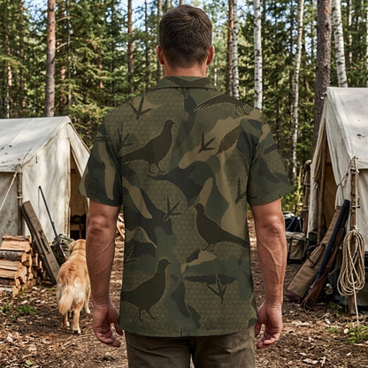 Pheasant Hunting Hawaiian Shirt