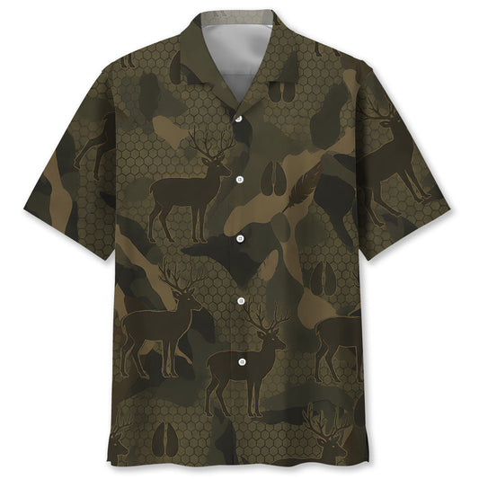 Deer Hunting Hawaiian Shirt