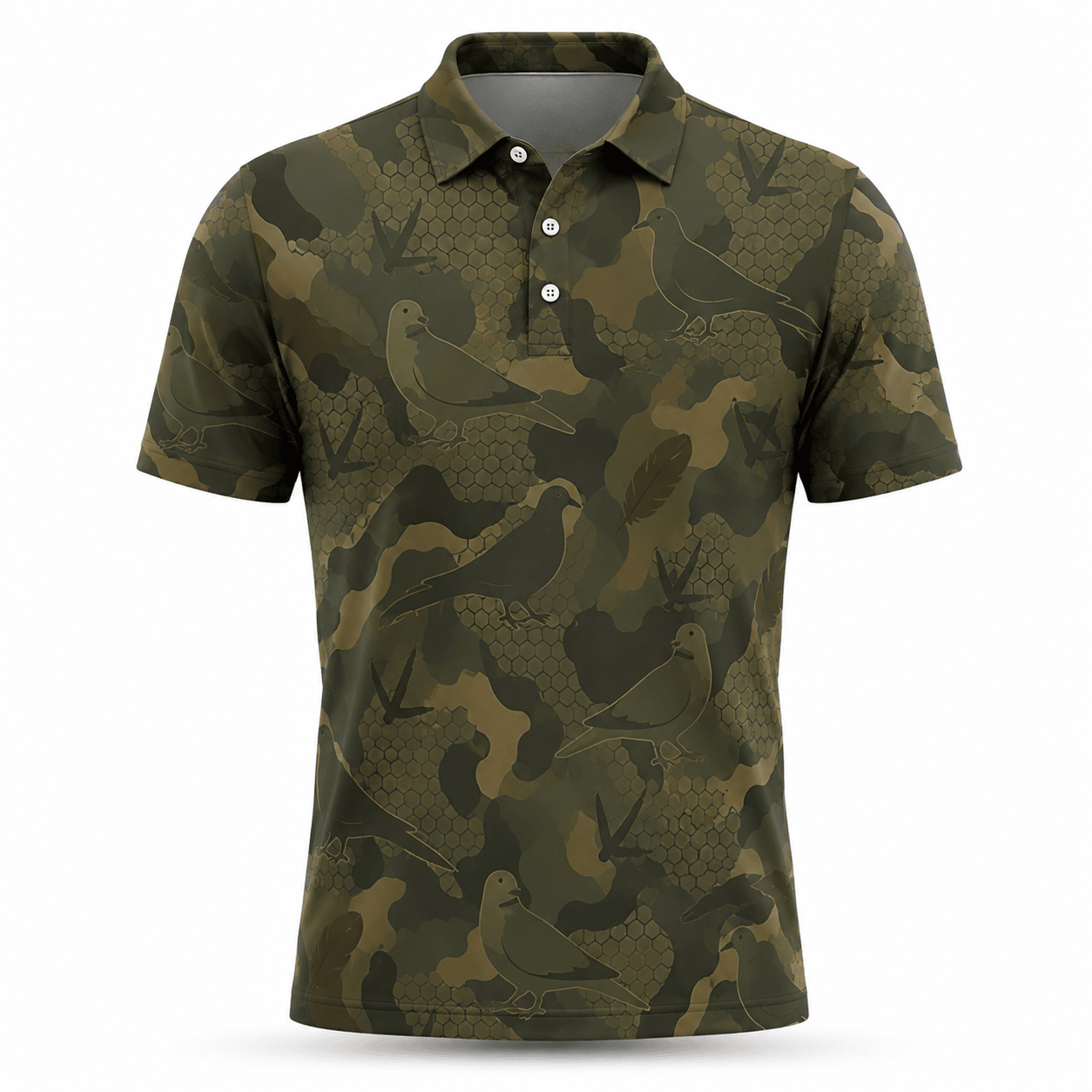 Dove Hunting Men Duck Polo Shirt
