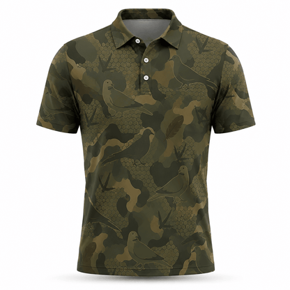 Dove Hunting Men Duck Polo Shirt