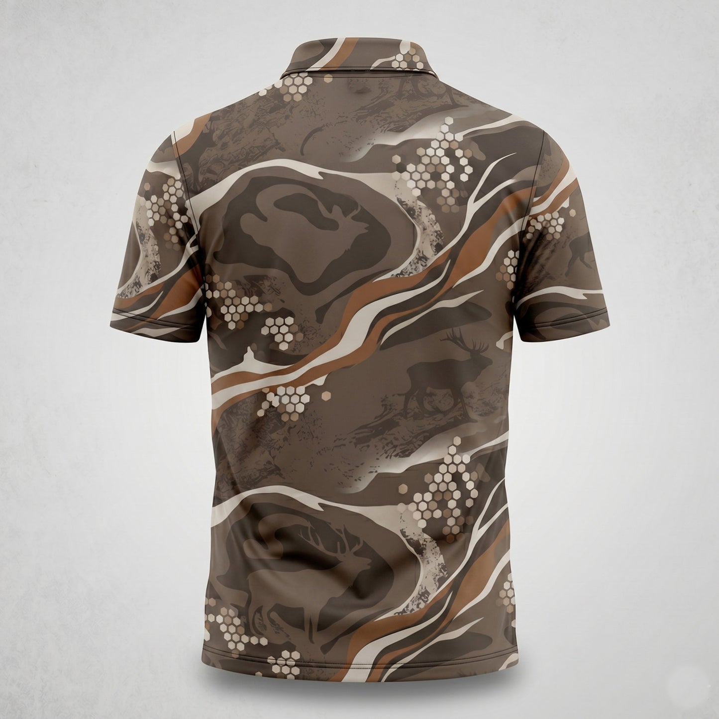 Elk High Country Drift Hunting deer Polo Shirt EHP1007