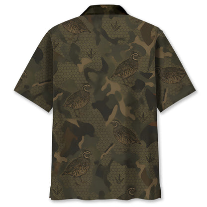 Bobwhite Quail Hunting Hawaiian Shirt