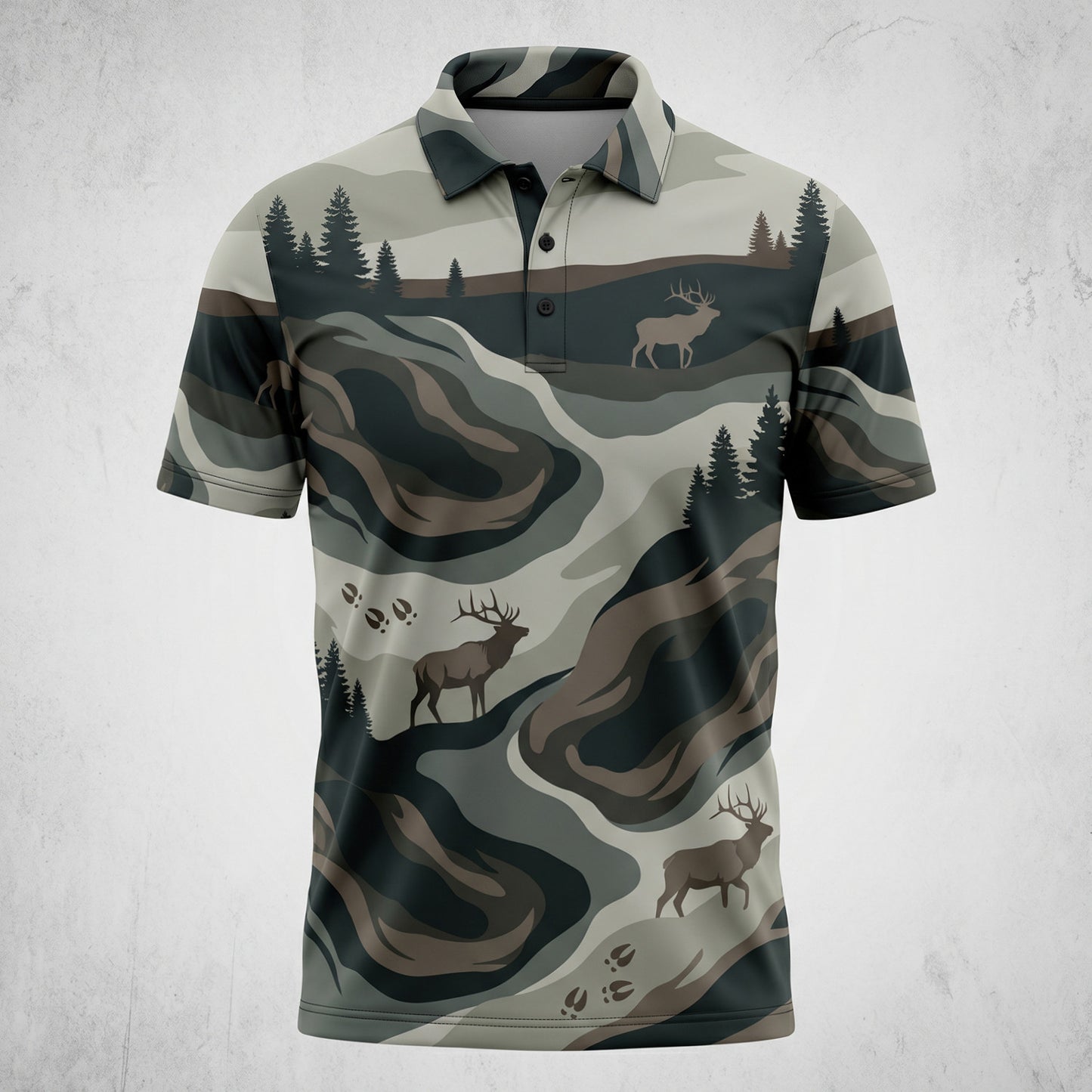 Elk Hunting - Polo Shirt EHP1012