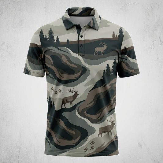 Elk Hunting - Polo Shirt EHP1012