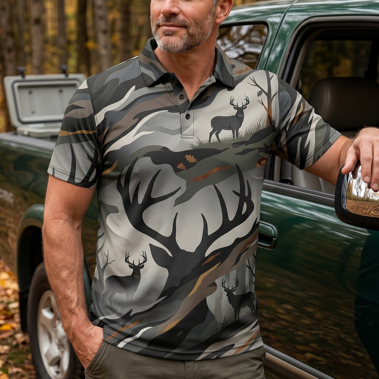 Whitetail Country Collection - Polo Shirt WDP1001