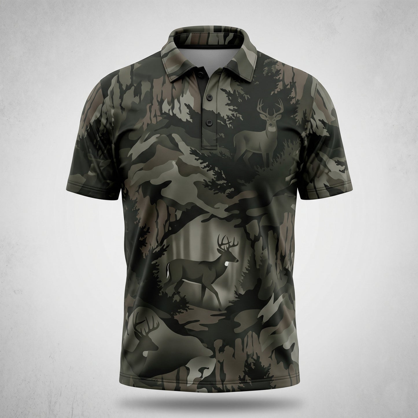 Whitetail Country Deer Collection - Polo Shirt WDP1002